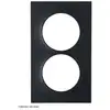 Image de Schneider Electric - Plaque Odace Styl Schneider 2 Postes Vertical Entraxe 57mm Finition: Anthracite