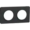 Image de Plaque Odace Touch Schneider 2 Postes Finition: Anthracite