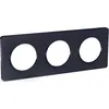 Image de Schneider Electric - Odace Touch, Plaque Anthracite 3 Postes Horiz. Ou Vert. Entraxe 71mm (s540806)