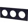 Image de Plaque triple Odace styl, anthracite