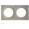Image de Odace Styl Plaque Sable 2 Postes Horizontaux Ou Verticaux Entraxe 71mm Schneider Electric