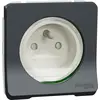 Image de Mureva Styl - Prise de courant 2P+T - composable -IP55-IK08 - connex auto - gris - SCHNEIDER ELECTRIC - MUR36133