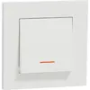 Image de Interrupteur va-et-vient lumineux complet Miluz, SCHNEIDER ELECTRIC, blanc