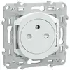 Image de Prise encastrée SCHNEIDER ELECTRIC OVALIS 2P+T 16A affleurante bornes automatiques Blanc - Neuf