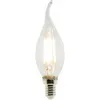 Image de Elexity - Ampoule Déco Flamme Filament Led E14 3w - Blanc Chaud - 470lm 2700k - Zenitech
