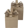 Image de décopatch Boîtes cadeaux en papier mâché rectangulaires, lot de 2