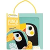Image de Avenue Mandarine - Un kit de broderie au point de croix et au poinçon pour enfants   à partir de 6 ans   Toucan à coudre Tissu 18 x 18 cm, poinçon, aiguille en plastique, instructions   KC152C