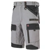 Image de Bermuda De Travail Crusher Gris/noir T3 (48-50)   Tissu Léger 65% Coton 35% Polyester   Sangle Porte-outils Intégrée   Poches Fonctionnelles   Lafont