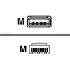 Image de Datalogic USB Cable For Power Off Terminal applications - C  ble USB - USB type A   4 broches (M) - RJ-45 (10 broches) (M) - 2 m (8-0754-12)