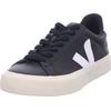 Image de Veja Campo Femmes Lacets Chromefree Cuir Chaussures de sport Noir Blanc - undefined / Noir-Blanc