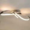 Image de Kosilum - Plafonnier Led Dimmable Design Ruban Infini Chromé - Acht