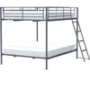 Image de Les Tendances - Lits Superposes En Metal - Dark Grey - Sommiers Inclus - 2 X 140 X 190 Cm - Alice