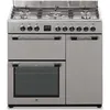 Image de Cook Piano Gaz 3 quatre feux Continental Edison CECP903Fix 5 feux - acier inoxydable - largeur 90 cm
