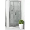 Image de Porte coulissante 3 volets EQUI EI CL3 argent poli 1m90 L120 - ROTH - 1406001011