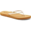 Image de Roxy Costas Ii Tongs Blanc UE 37 Femme Blanc UE 37