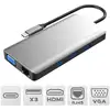 Image de Altadif ALTHUB9IN1TC station d'accueil USB 3.2 Gen 1 (3.1 Gen 1) Type-C Acier inoxydable - Neuf