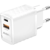 Image de Charg/sect/intel Usb-c/usb 20w Gan Blanc - Akashi