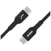 Image de Câble de données USB-C vers USB-C AKASHI 3 m Charge rapide Noir - Neuf