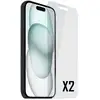 Image de Akashi ALTVTI152TG écran et protection arrière de téléphones portables Protection d'écran transparent Apple 2 pièce(s) - Neuf
