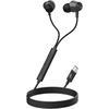 Image de Akashi, Casque USB-C filaire avec réduction du bruit Micro-télécommande, Noir