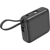 Image de Akashi, banque d'alimentation 10000mAh 22.5W USB-C/Lightning/USB-C, gris foncé