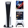 Image de Pack PS5 & Gran Turismo 7, Spider-man: Miles Morales, God of War - Console de jeux Playstation 5 (Standard) - Neuf