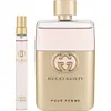 Image de Gucci Guilty, pour femmes, coffret de 2 flacons, Eau de Toilette, 50 ml et 10 ml, vaporisateur