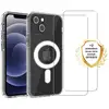 Image de EVETANE Coque iPhone 13 Transparente Compatible Magsafe + 2 Vitres Protection Ecran - Neuf