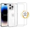 Image de EVETANE Coque iPhone 14 Pro Max Transparente Compatible Magsafe + 2 Vitres Protection Ecran - Neuf