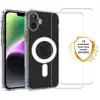 Image de EVETANE Coque iPhone 16 Transparente Compatible Magsafe + 2 Vitres Protection ecran - Neuf