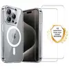 Image de EVETANE Coque iPhone 16 Pro Max Transparente Compatible Magsafe + 2 Vitres Protection ecran - Neuf