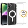 Image de EVETANE Coque iPhone 16 Plus Transparente Compatible Magsafe + 2 Vitres Protection ecran - Neuf
