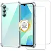 Image de EVETANE Coque Samsung Galaxy A16/A16 5G Antichoc Silicone bords renforcés + 2 Vitres en verre trempé Protection écran - Neuf