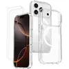 Image de EVETANE Coque iPhone 17 Pro Max Transparente Compatible Magsafe + 2 Vitres Protection Ecran - Neuf