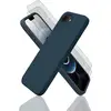 Image de EVETANE Coque iPhone 16e / 17e Silicone liquide Bleu + 2 Vitres en Verre trempé Protection écran Antichocs - Neuf