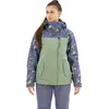 Image de Veste Roxy Jetty Bloc verte et bleue, taille S pour femme, verte et bleue, taille S