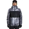 Image de Veste Quiksilver Sycamore Printed Gris L Hommes Gris L