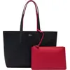 Image de LACOSTE sac à épaule sac shopper Anna Shopping Bag Abimes Petunia bleu marine pourpre