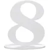 Image de Grand chiffre vertical dÃ©co 16cm, Chiffre 8 Blanc