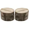 Image de Sachet de 2 marque-places Bois Rondins naturels 3,5cm avec encoche