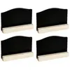 Image de Lot de 4 petits Marque-places ardoise Vintage 7,6cm en bois