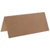 Image de Sachet de 10 marque places rectangle, Kraft