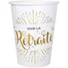 Image de Sachet de 10 Gobelets Vive la Retraite