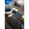 Image de Chemin de table en coton 3m - Joyeux Anniversaire Bleu