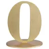 Image de Grand chiffre vertical dÃ©co 16cm, Chiffre 0 OR