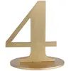 Image de Grand chiffre vertical dÃ©co 16cm, Chiffre 4 OR