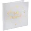 Image de LIVRE d'or Just Married métallisé Or