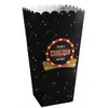 Image de Lot de 8 cornets Pop-Corn Hollywood dÃ©corÃ©s noirs