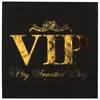 Image de Sachet de 10 Serviettes VIP, couronnÃ©es mÃ©tal