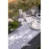 Image de Chemin de table en tissu blanc 5m - Anniversaire Ã©tincelant Argent